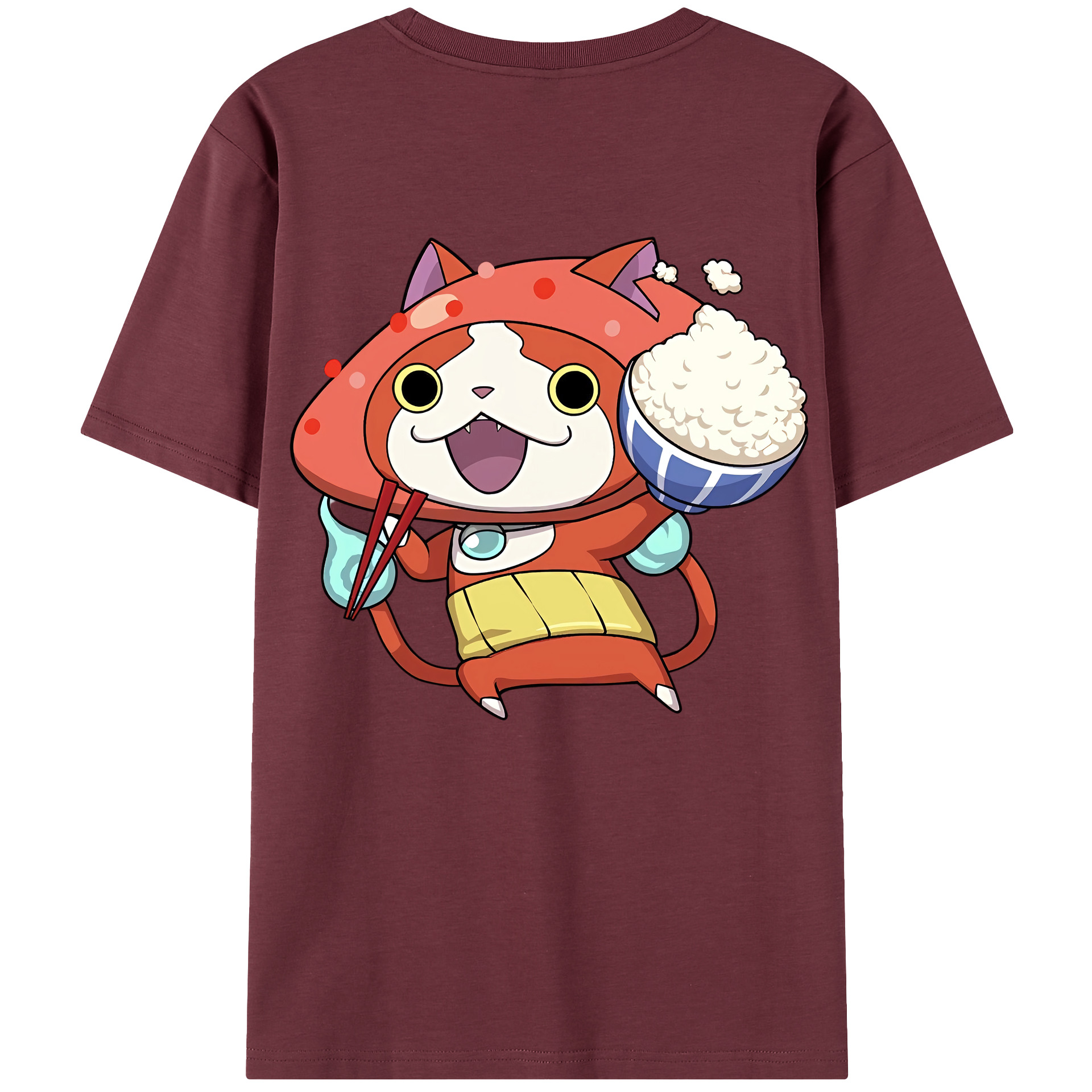 （画像用） 妖怪ウォッチ Yo-kai Watch 綿100％半袖Tシャツ（背面プリント）